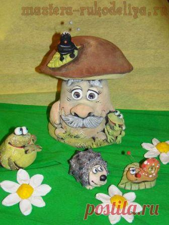 Мастер-класс по лепке из соленого теста: Гриб Грибыч