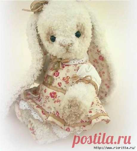вязаный кролик