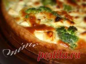 Киш с броколли и цветной капустой