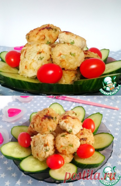 Куриные тефтели в рисовой панировке - кулинарный рецепт