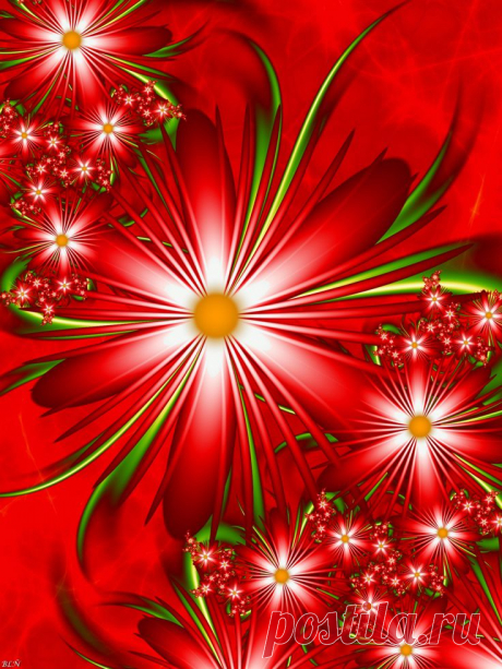 ♥Passion Red by LaraBLN♥ (fractal art)