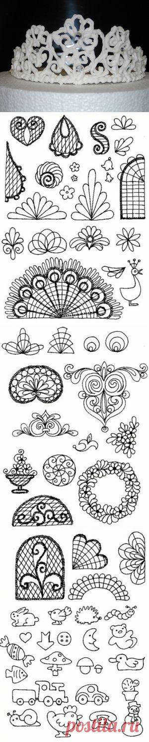 Айсинг - украшения для тортов, + трафарети. Рецепт c фото, мы подскажем, как приготовить!