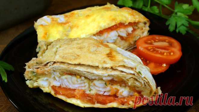 Вкусная рыба, запеченная в духовке в лаваше: