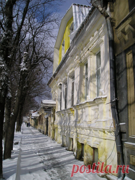 Ул.Дзержинского зимой.