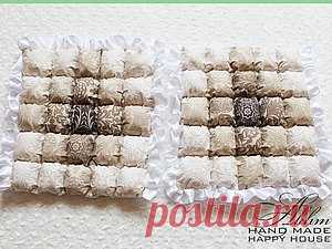 Техника "пуфики" ("бисквит", "бомбон") / Рукоделие