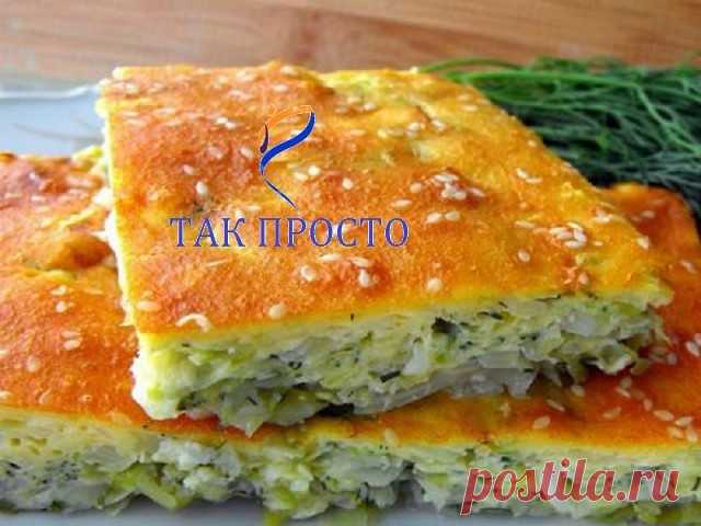Пирог с квашенной капустой на кефире
