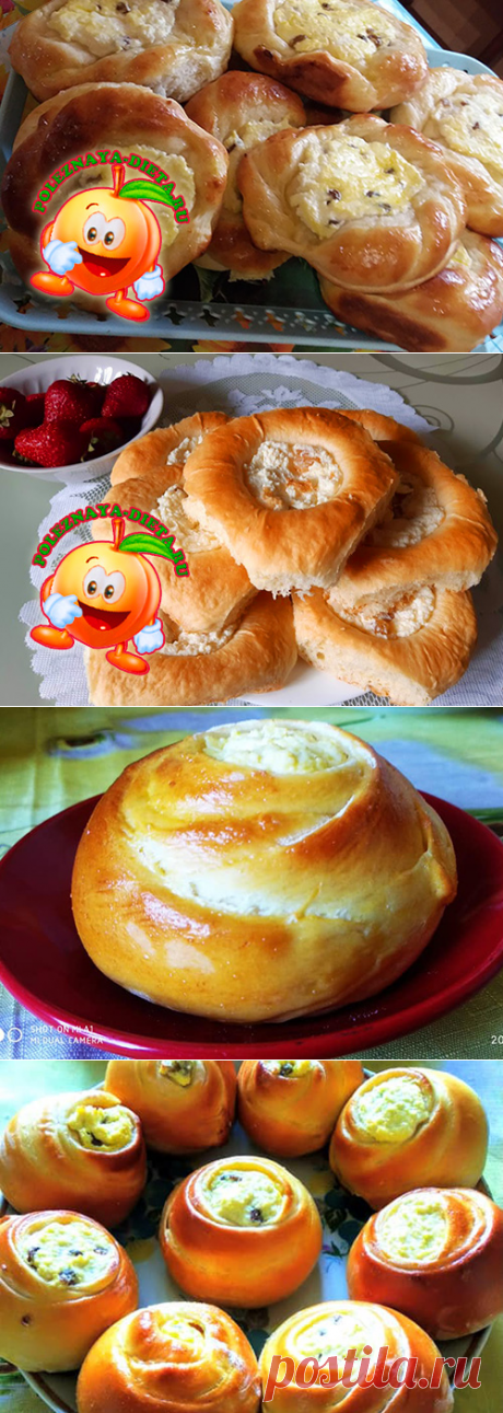 Самые вкусные сладкие ватрушки с творогом. Рецепт с фото | Полезная диета