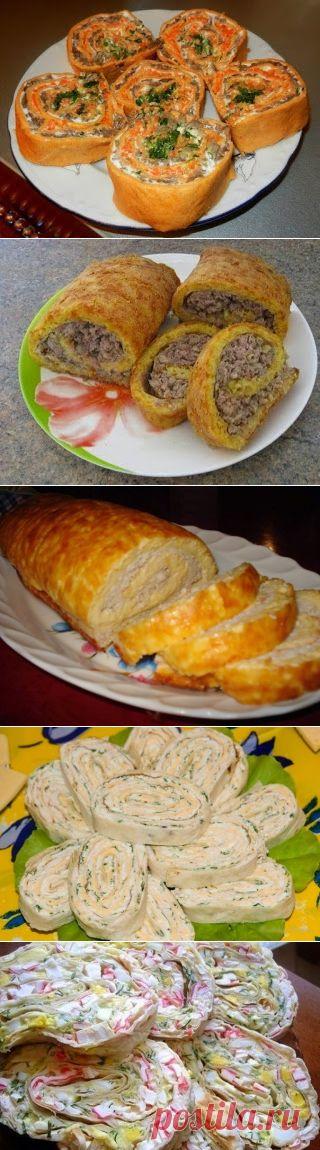 Лучшие кулинарные рецепты: Рулеты