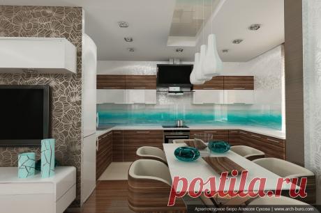 кухня- гостиная в морском стиле фото: 21 тыс изображений найдено в Яндекс.Картинках