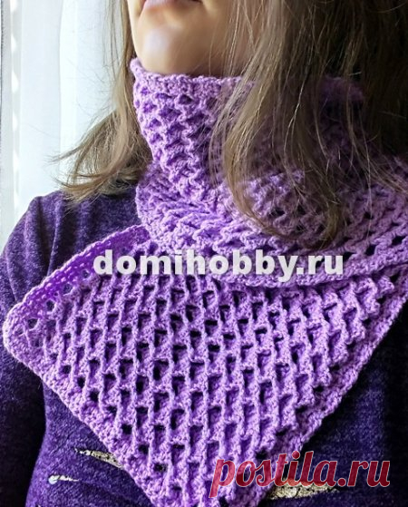 Узор крючком 3D