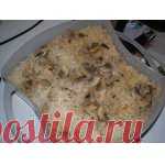 Рис с грибами и курицей в пароварке Кулинарный рецепт