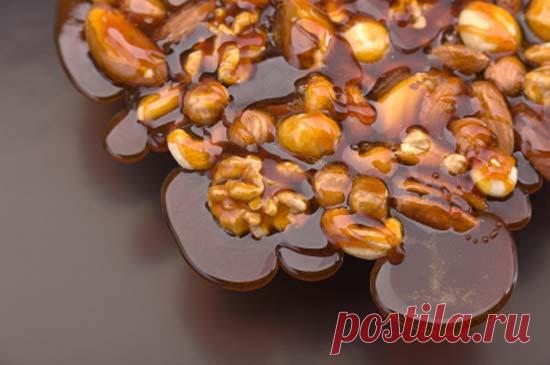 Грецкие орехи в карамели