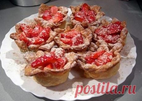Клубничные тарталетки