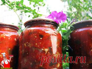 Баклажаны  с помидорами на зиму.    | Кулинар дома - Готовим дома