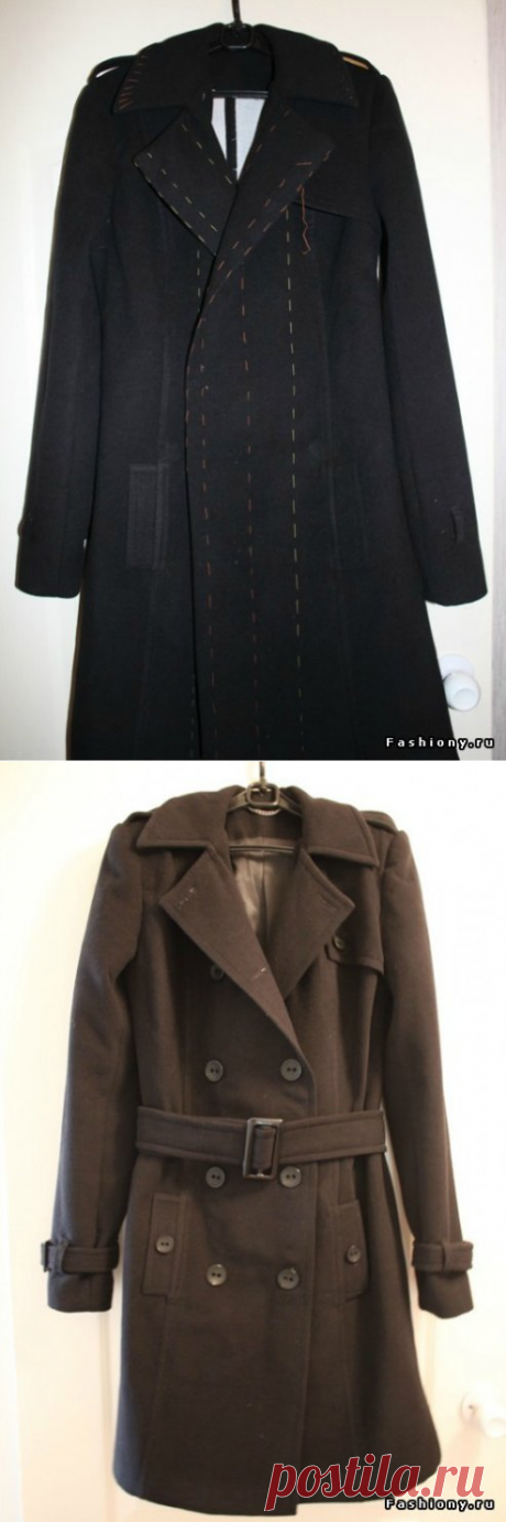 Шьем пальто от Burberry. Мастер-класс