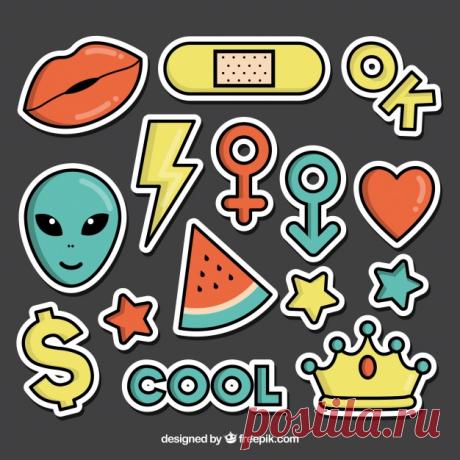 Красочные наклейки с плоским дизайном Более миллиона свободных векторов, PSD, фотографии и бесплатные иконки. Эксклюзивные халявы и все графические ресурсы, которые необходимые для ваших проектов