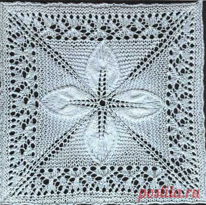 Как связать плед спицами | Мое рукоделие