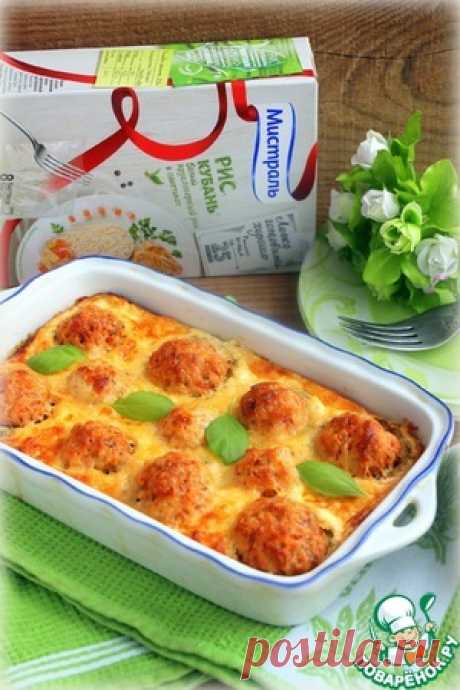 Фаршированные кабачки, запеченные в омлете - кулинарный рецепт