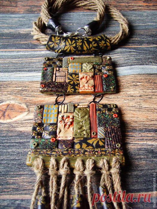 Бохо-украшения из полимерки. Мастер МЛилияМ