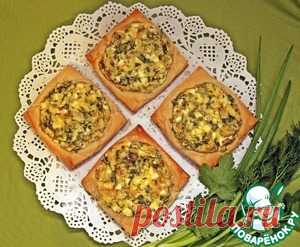 Ленивые пирожки со свежей зеленью - кулинарный рецепт