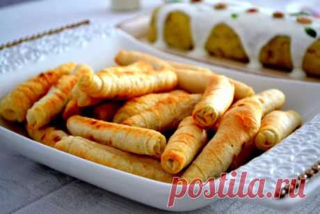 Сигара бёрек: мини-пирожки из лаваша. Очень быстро и очень вкусно!