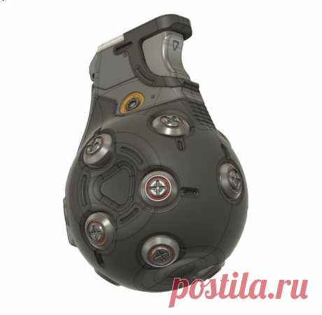 Киберпанк. Ручная граната.