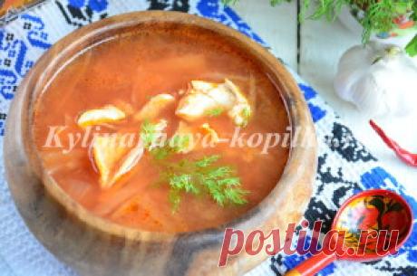 Борщ с курицей: рецепт пошаговый с фото