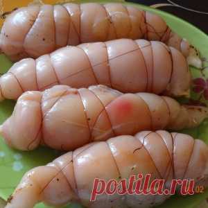 Рулетики из куриного филе