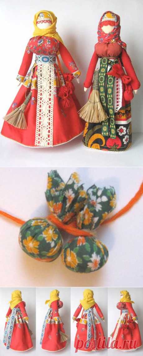 Обережная кукла Коляда. Мастер-класс.