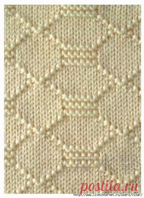 Узоры спицами.