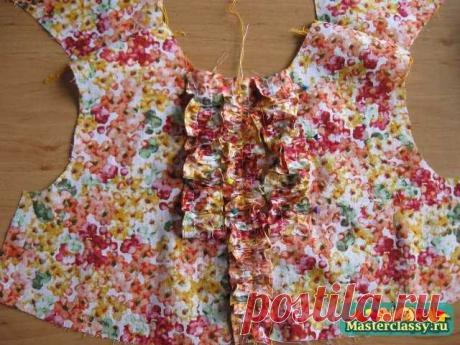 Пошив детского платья на выход. Пошаговый мастер класс. Часть №1