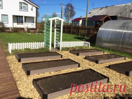 Купить грядки из ДПК для дачи - распродажа от производителя в Москве и Московской области