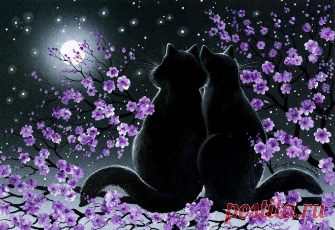 Пушистое счастье... Художница Irina Garmashova-Cawton.