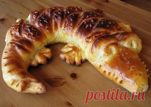 «Сдобный» крокодильчик / Свежие рецепты