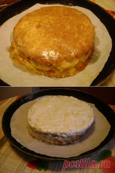 Капустный закусочный торт по мотивам рецепта Людмилы Формус