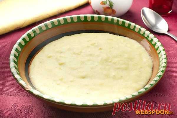 КУКУРУЗНАЯ КАША С СЫРОМ .