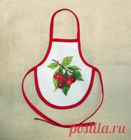 Вышитый фартучек | Вышивка крестом