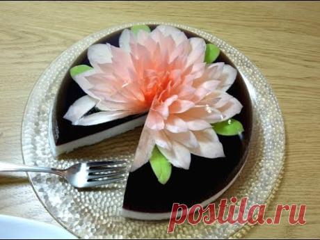 How To Make A Simple Gelatin Art Cake - YouTube