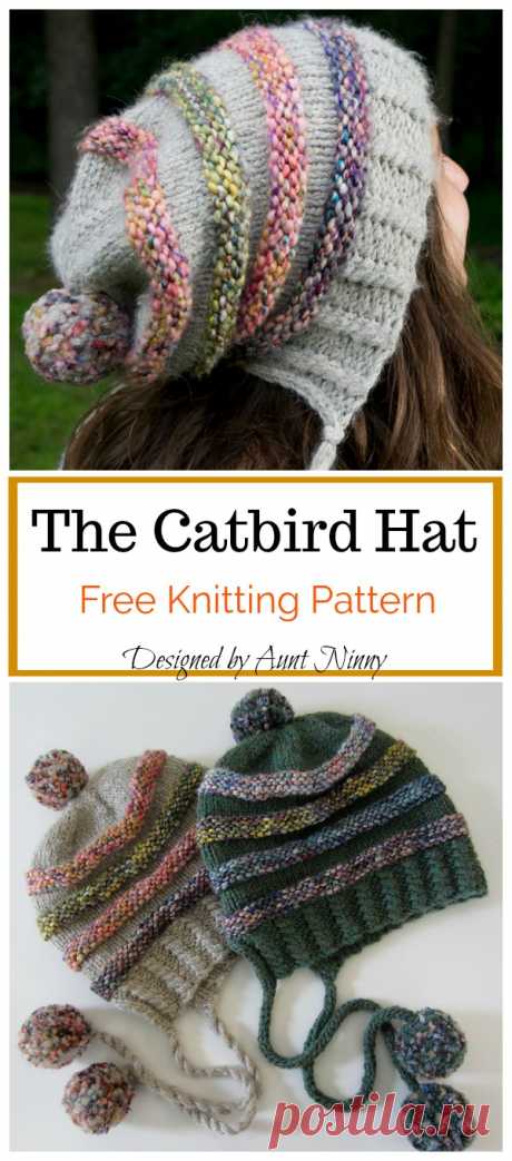 Catbird Hat Free Вязание Шаблон