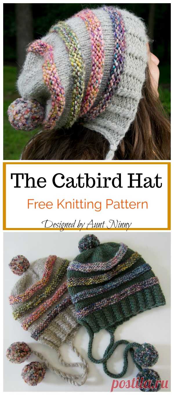 Catbird Hat Free Вязание Шаблон