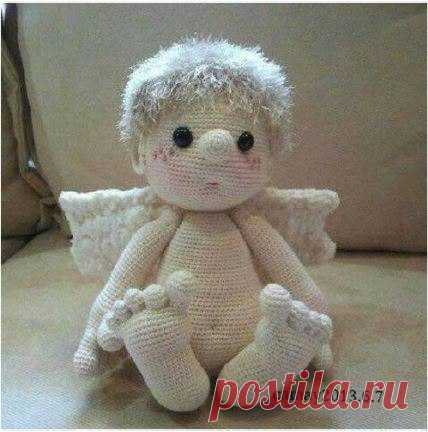 #амигуруми #схема #описание #кукла #ангел