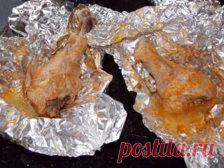 Куриные ножки в фольге | CityWomanCafe.com