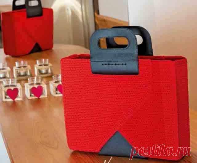 Простые и красивые сумки крючком