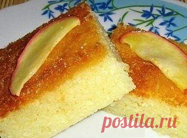 Манник на кефире без муки