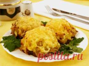 «Стожки» из фарша, яиц, картофеля и сыра — рецепт с фото пошагово