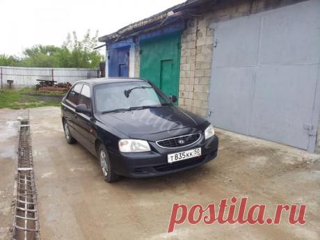МЕХАНИКА      СЕРПУХОВ   Купить Hyundai Accent II с пробегом: Хендэ Акцент II седан 2006 года, 1.5 MT (102 л.с.) Tagaz, цена 200000 рублей —