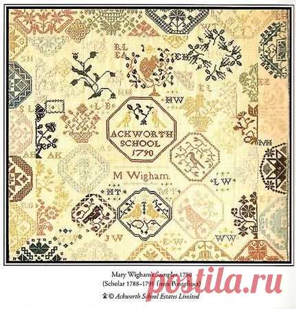 Вышивка в стиле квакер. Схемы