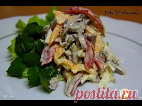 Салат с языком «сплетница» / Простые рецепты