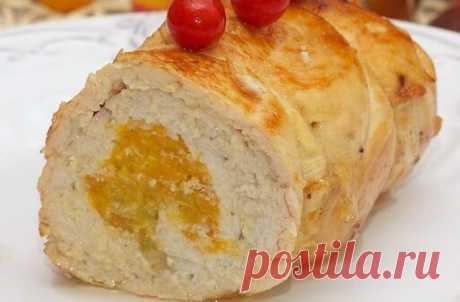 Рулетики из курицы с начинкой из тыквы - Home-Cook.Net