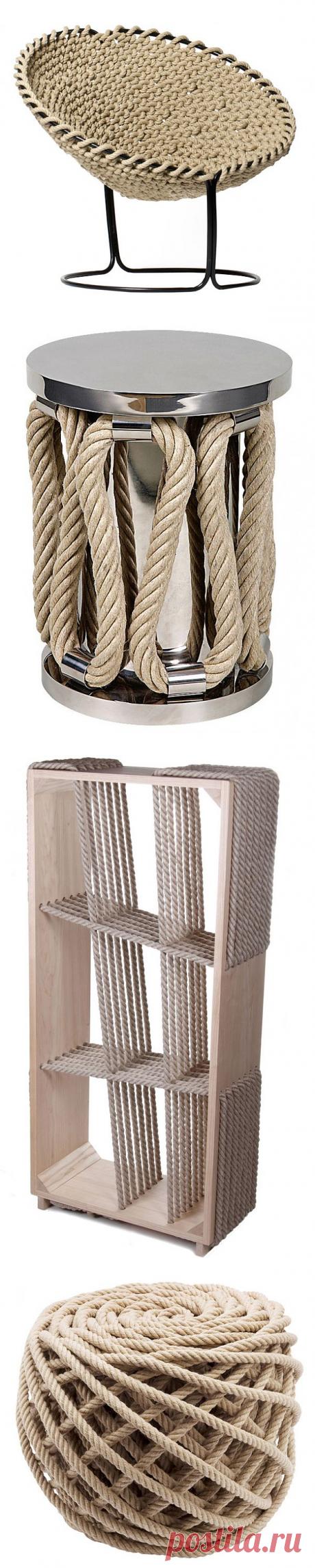 Тенденции дизайна: Веревки и канаты | Интерьеры в деталях в журнале AD | Ведущий международный журнал об архитектуре и дизайне интерьеров